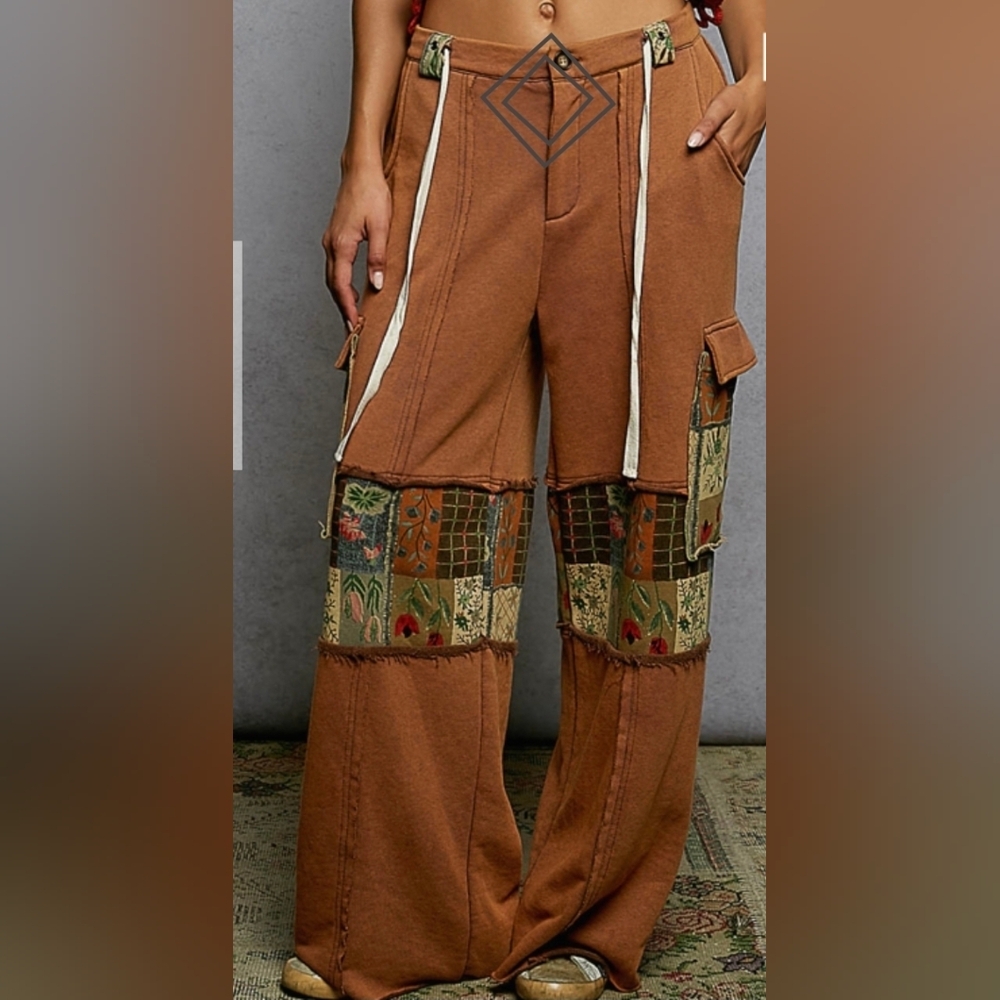 POL CARGO Patchwork  Pants